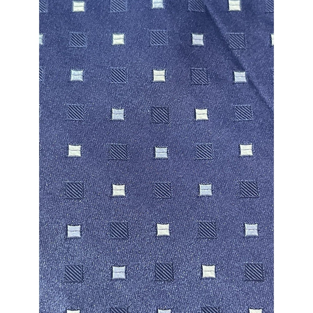 Dkny Blue 100% Silk Men’s Neck Tie Made in Usa - Picture 9 of 9